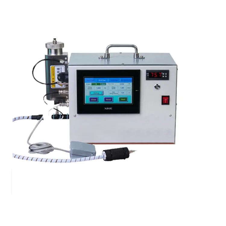 UKETA 1g 2g Disposable Thick Oil Filling Machine Semi Auto High Precision Injection disposable Cartridge filling machine