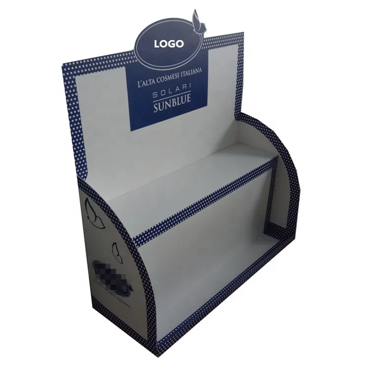 High Quality Corrugated Cardboard Greeting Card Display Stand