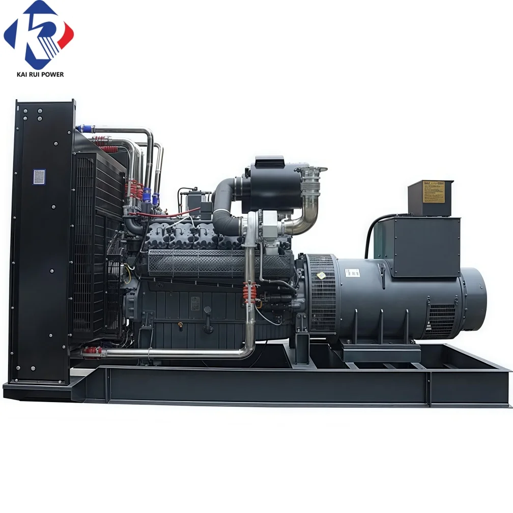 Kairui 1200kw 1500kva power generator diesel generator open frame weichai power emergency generator set