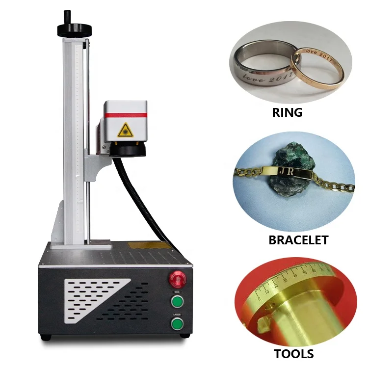 Portable Laser Marking Machine 20w 30w 50w fiber laser cutting engraving markings machine