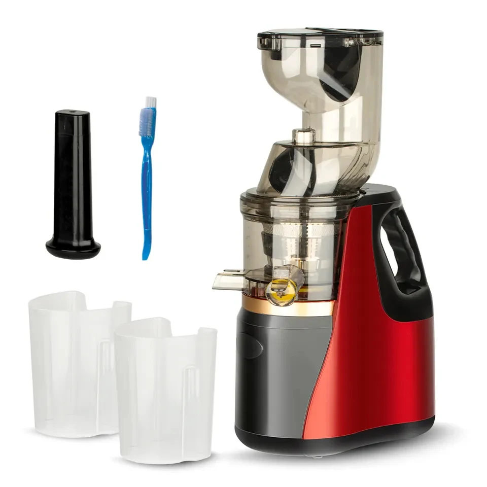 Classic Juicer Machine Wide Chute Cold Press Juice Extractor Slow Masticating Juicer with Reverse Function