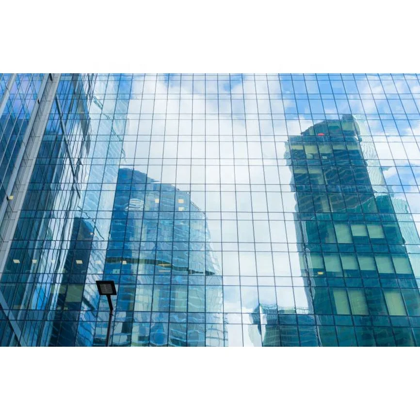 frameless tempered glass curtain wall from china manufacturer