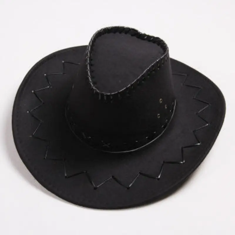 Unisex Stylish beach Cowboy Hat with Leather Band for a Trendy Look