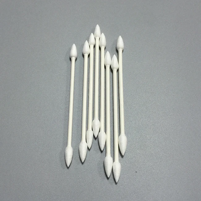 Eco Friendly Lens Industrial Cleaning Lint Free Disposable Huby 340 Paper Stick Cleanroom Cotton Swabs