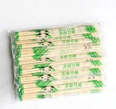 Individual Packing Round Bamboo Disposable Chopsticks Eco-friendly Disposable Bamboo Chopsticks Sushi Chopsticks