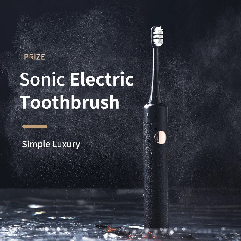 Wholesale Multicolor IPX-7 Waterproof Electrical Toothbrush Smart Electric Toothbrush With Premium Leather Handle