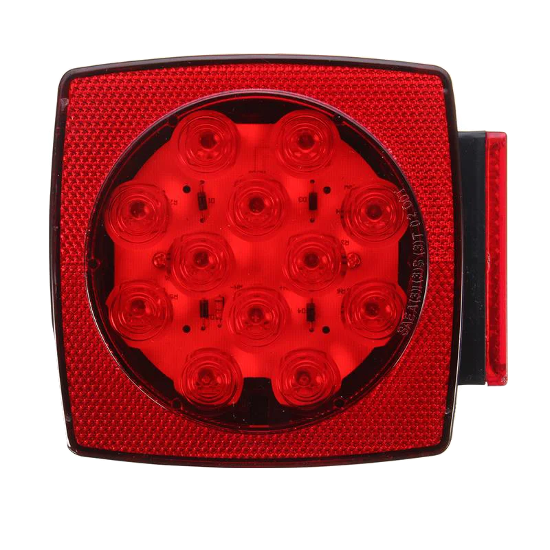 HST-20405 80 LED Tail Lights 24V Red Rear Lamp Universal  12V Combination Tail Lights Fit For Truck Tractor Trailer