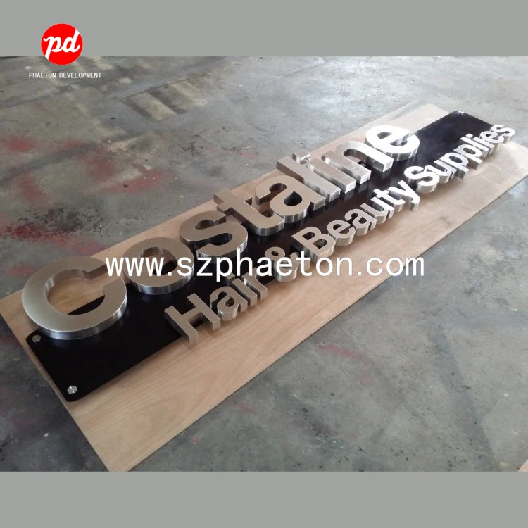 Led Shop Logo Sign Factory Custom Facial Beauty Bar 3D Shop Signs for Outdoor Shop Channel Letters