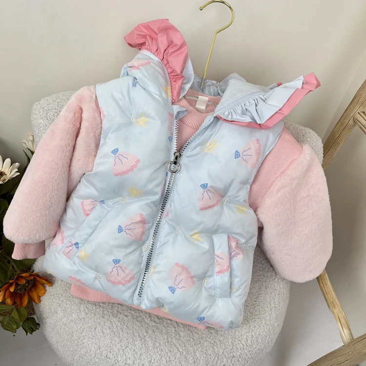 Toddler Set Wholesale Hot Sell  Winter Kids Clothing Sets Tracksuit Kids Baby Girl Set Clothes 2pcs