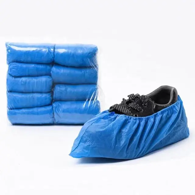 Surgical pe shoes cover water proof disposable cpe shoe covers plastic