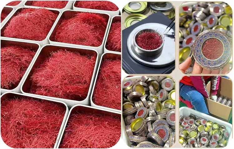 Wholesale High quality pure bulk saffron negin saffron 100% pure super negin saffron