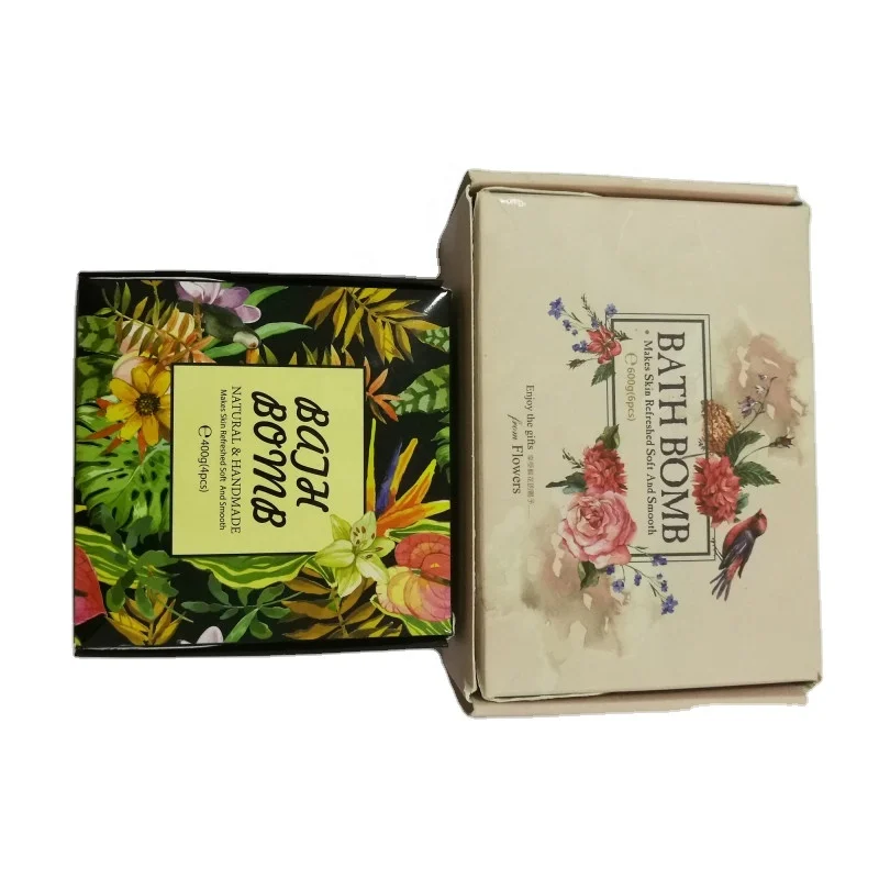 4pcs/pack Bath bombs Set Essential Oil Body Beauty Whitening Fragrant Christmas Gift