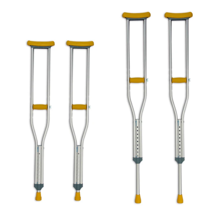 Medical Adjustable Aluminum Alloy  Walking Crutches