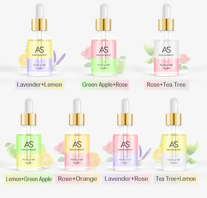 New 15ml manicure nail nutrition oil cuticle revitalizer oil with dropper for nails care AS nail cuticle oil