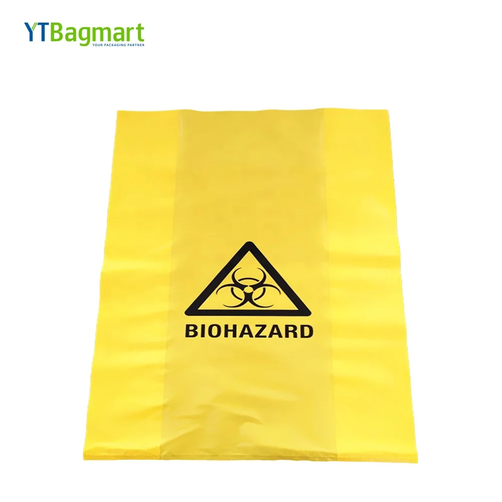 
YTBagmart Clinical Waste Bags Lab Biohazard Bags Medical Incinerator Autoclave Biohazard Bags 