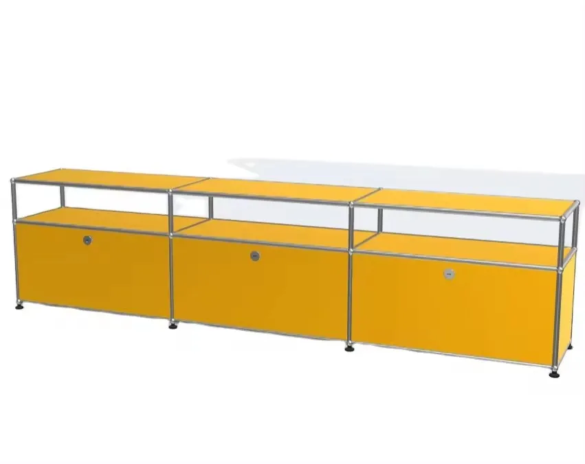 Modular Haller Furniture Metal Storage Sideboard Stainless Steel Cabinet Haller Cabinet  Board