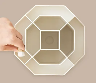 Hot selling large capacity desktop stationery storage box Multi-functional office rotating pen holder for students