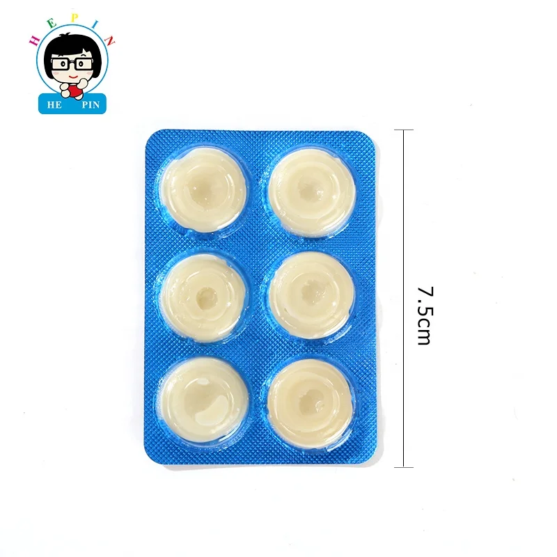 Customized Mintol Flavor Round Ball Shape White Press Hard Candy Tablet Candy For Kids