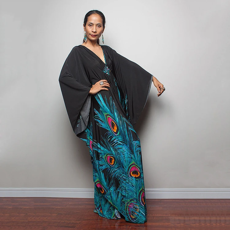 Middle East National Robe Muslim Dress Short Sleeves Islamic Clothing Kaftans