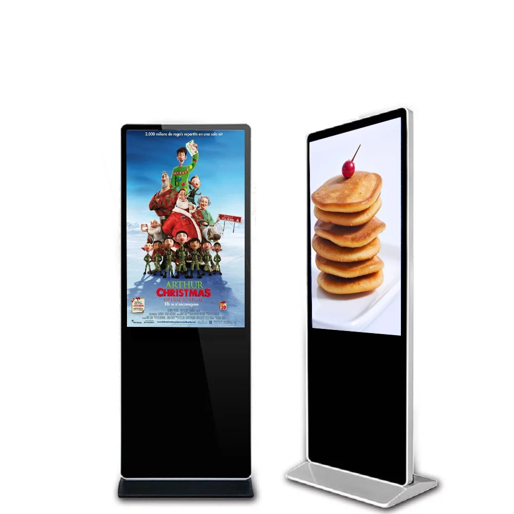 49 55 65 Equipments Veto 43 Inch Android Video Player Lcd Display Touch Digital Signage 4k Screen Kiosk Advertising Totem