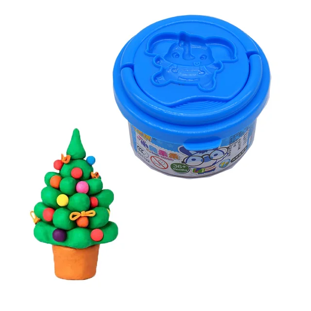 Глина для моделирования, Нетоксичная многоразовая воздушная глина для моделирования, игровой контейнер для теста