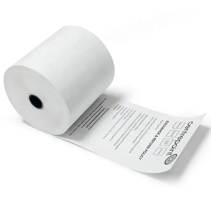80x70 Thermal Paper Roll White Bpa Free Pos Paper A Grade Receipt Thermal Reel Paper