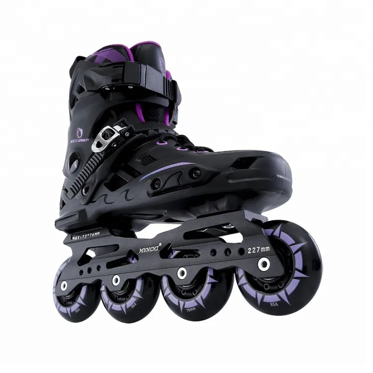 EACH Professional Freestyle Skate Shoes Adults New Model PU Roller Skates Alloy Wholesale Preferential Inline Skate Shoes Slalom