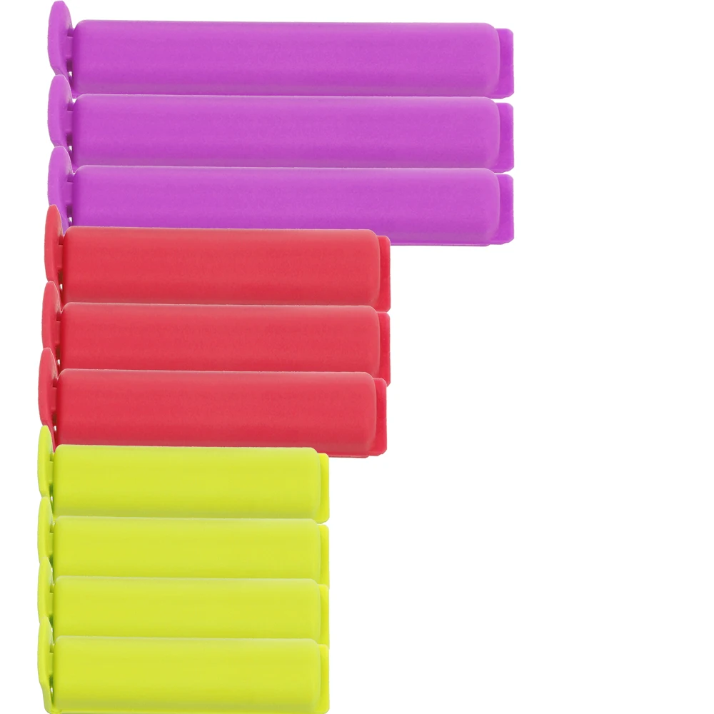 Hot Sale 6pcs/pack Carton Snack Plastic Food and Chip Bag Storage Seal Clips Freezer Fridge Sealing Clip 3pcs