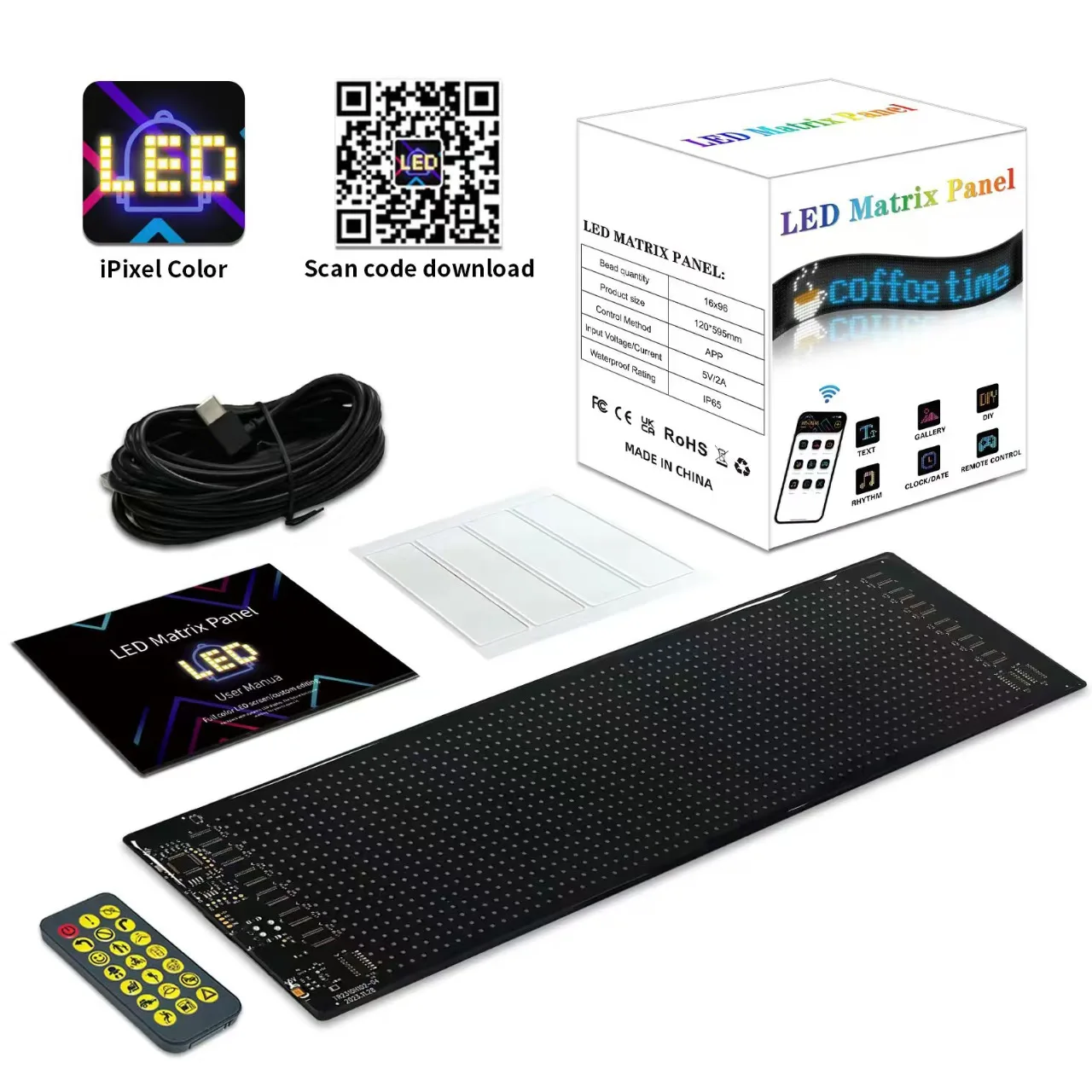 Шанхай светодиодный умный RGB гибкий экран пиксельный автомобиль граффити прокрутка текстовая анимация из прочного пластика