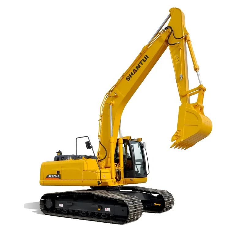 China mid size SHANTUI SE220LC 22.8t excavators machines with 1 year warranty time