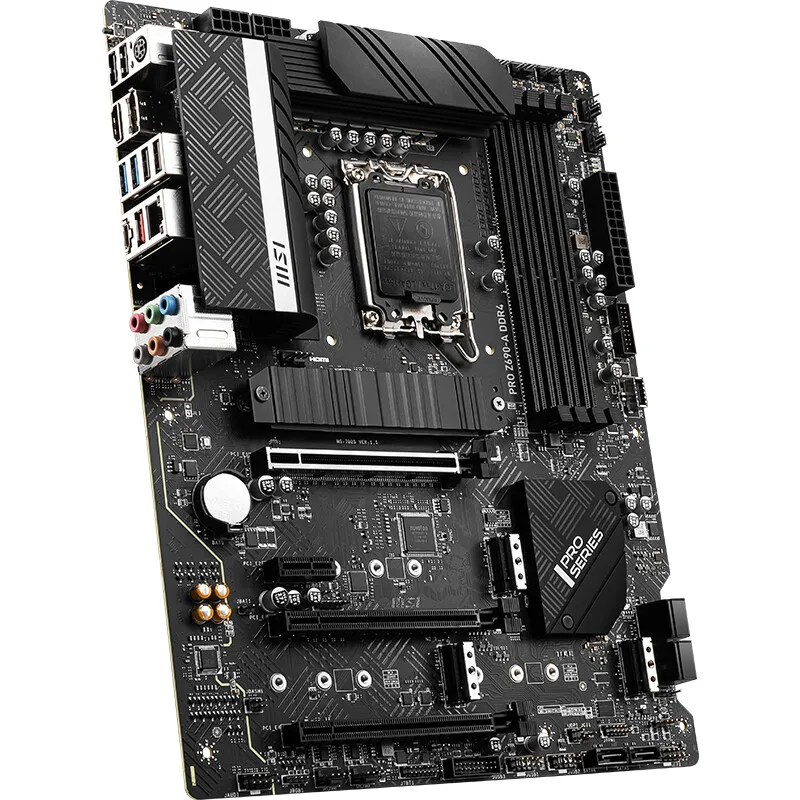 MSI PRO Z690-A DDR4 LGA 1700 SATA 6Gb/s ATX Intel Motherboard Desktop computer motherboard Support 12th generation CPU
