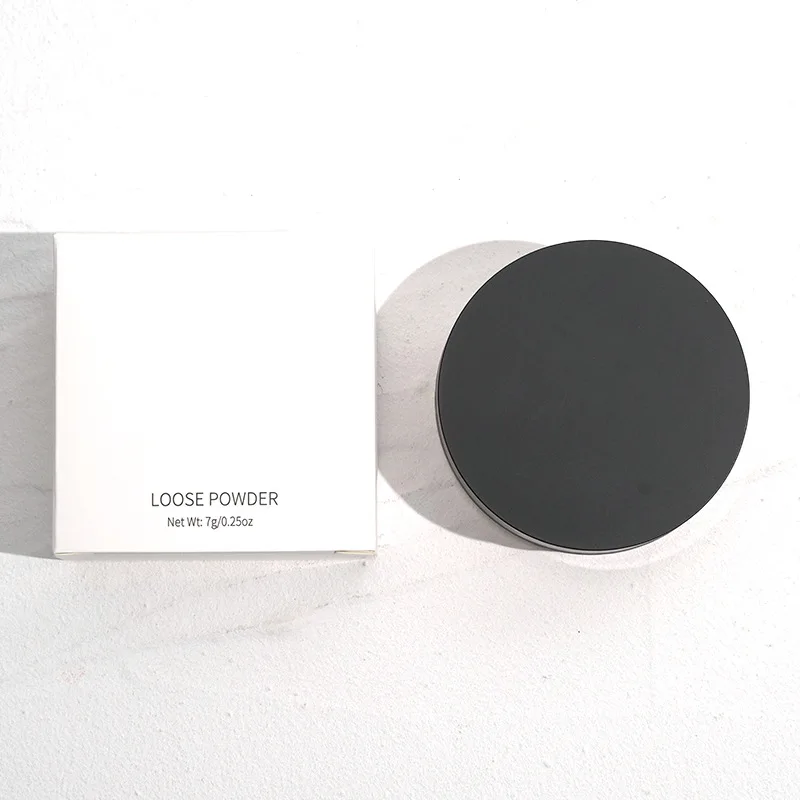 oil control vegan customized private label natural different shades  many skin tones coverage transparent pink loose powder