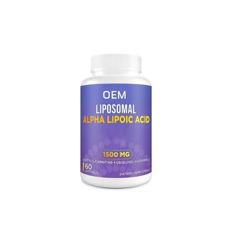 Liposomal ALA + ALC + Ubiquinol Max Absorption Antioxidant Energy Boost,  Softgels (2 Bottles), Dietary Supplements ISO OEM