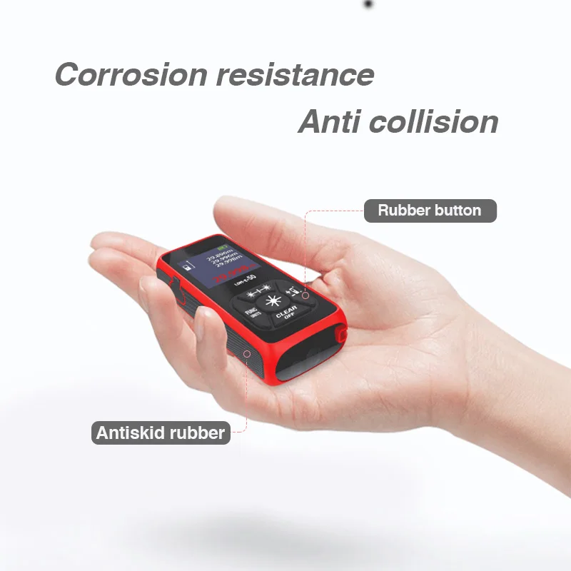 Portable Engineering Measuring Devices 0.05-165ft Handheld Laser Distance Meter Optical Instruments Laser Distance Meter