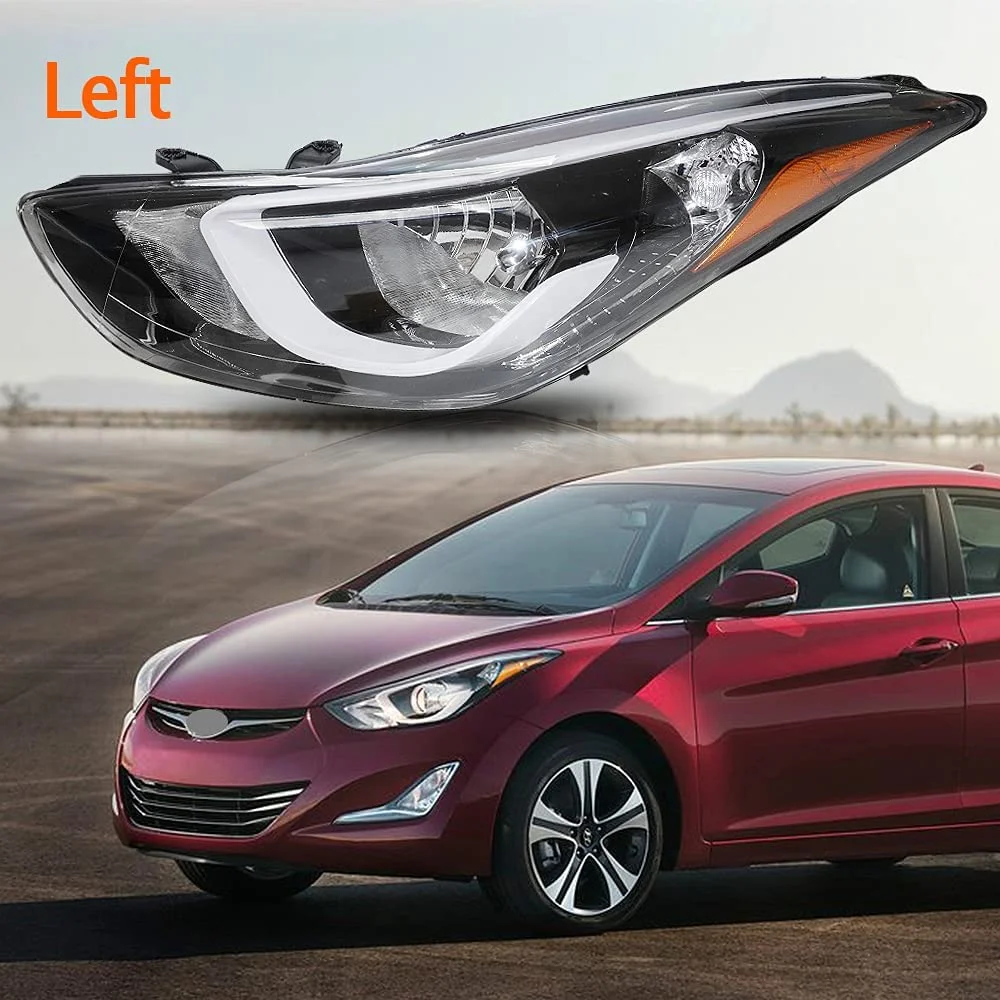 US Left Driver Side New Halogen Headlamp Headlight for Hyundai Elantra 2014 2015 2016