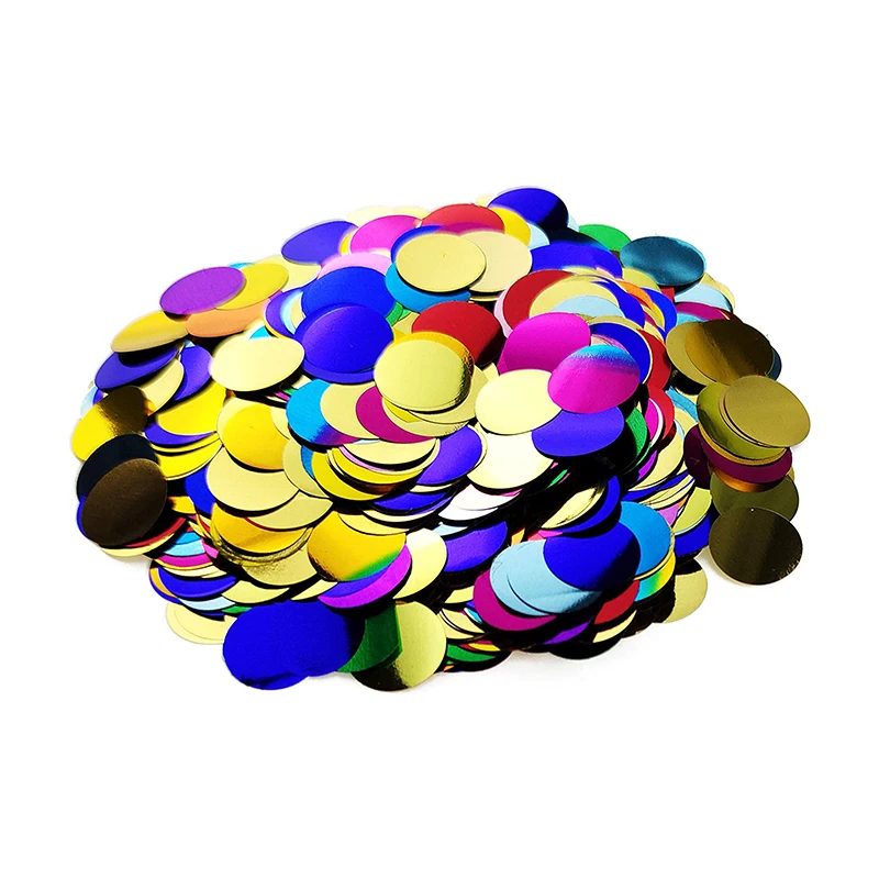 Multicolor Shiny Circle Flameproof Confetti Metal Bulk Wedding Festival Party Decoration