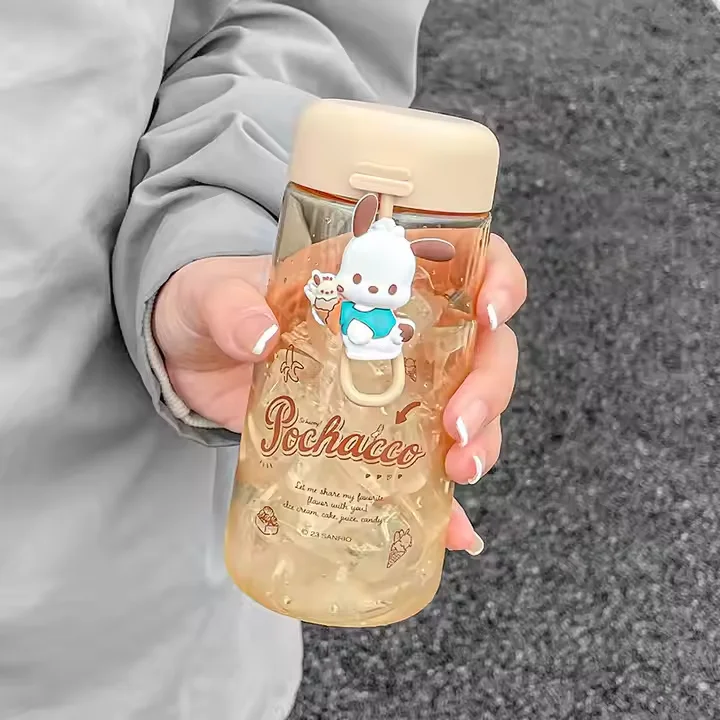 2024 Water Cups Classic Style Water Bottle Plastic Cartoon Pattern My Melody Summer Water Cup