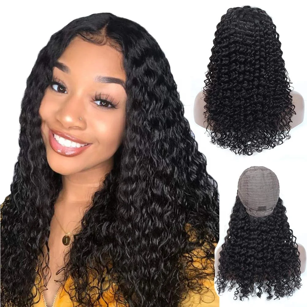 XuChang Kbeth 13x4 Deep Wavy Lace Front Wigs 100% Human Hair With Baby Hair Brazilian Natural Hair 150% Density