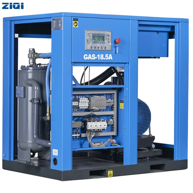 energy saving single stage star-delta starter 18.5kw 50hz 25hp type air cooling stationary air compressor made in china