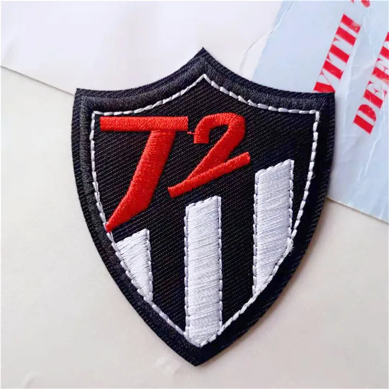 custom full embroidered logo jackets hats clothing badges patches wholesale iron on patch design your logo woven patches