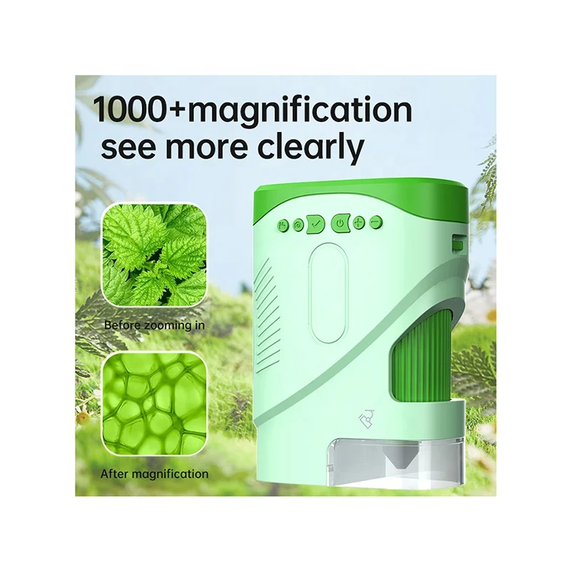 Handheld 2 in One Microscope Telescope Kit School Science Fun Educational Gift For Kids