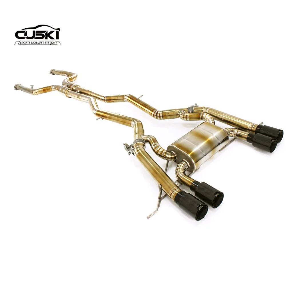 Высококачественная выхлопная труба Catback для BMW M3 E90/E92/E93 4 0 л 2008-2013 из титана с катализатором