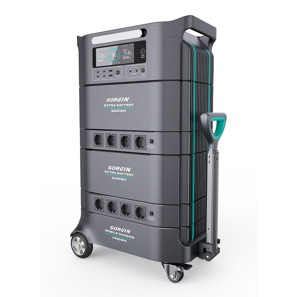 portable battery power station waterproof portable energy storage outdoor power supply solar battery