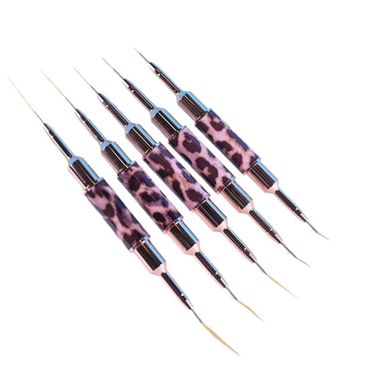 Медная трубка, двойная ручка для ногтей