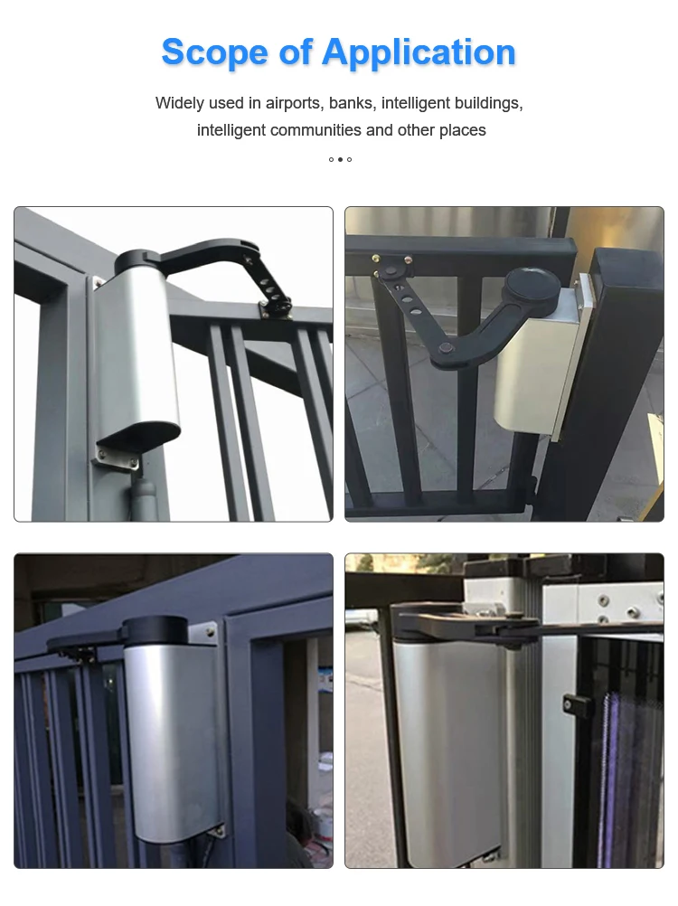Intelligent Sensor Swing Gates Motor with Articulated Arm Electric Automatic Door Operator 220V/110V