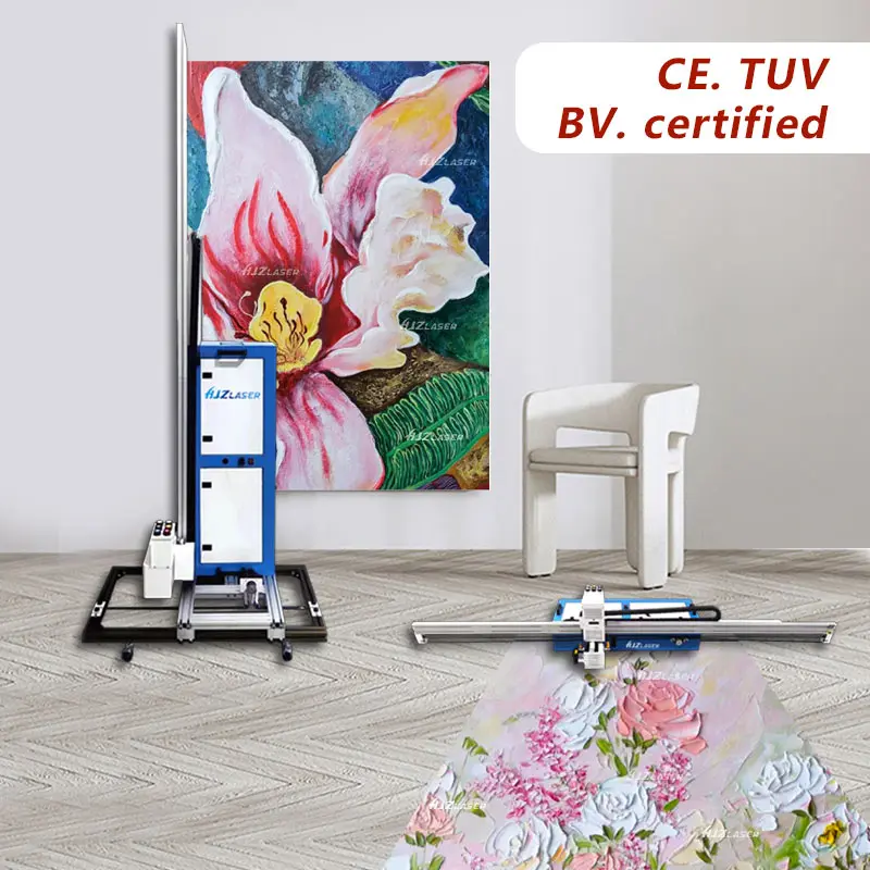 HJZ  Large-format Vertical Wall Painting Machine Outdoor And Indoor Printer For Wall HD Precision 3D TV Background Wall Printer