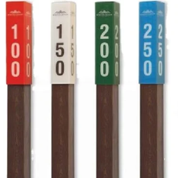 Outdoor UV Resistant 38x38mm Sign Post Marker Post Not Decay Long Life Solid HDPE Plastic Lumber for Golf Course