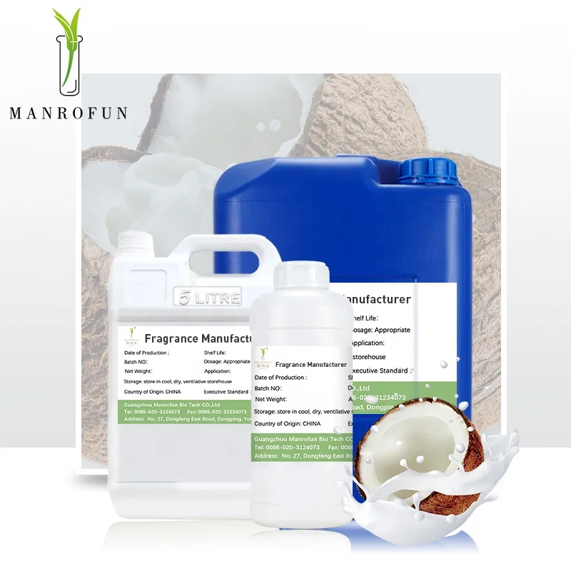 High Concentration Coconut Milk Perfume Safe Fragrance Oil For Cosmetic Skin Care Cream