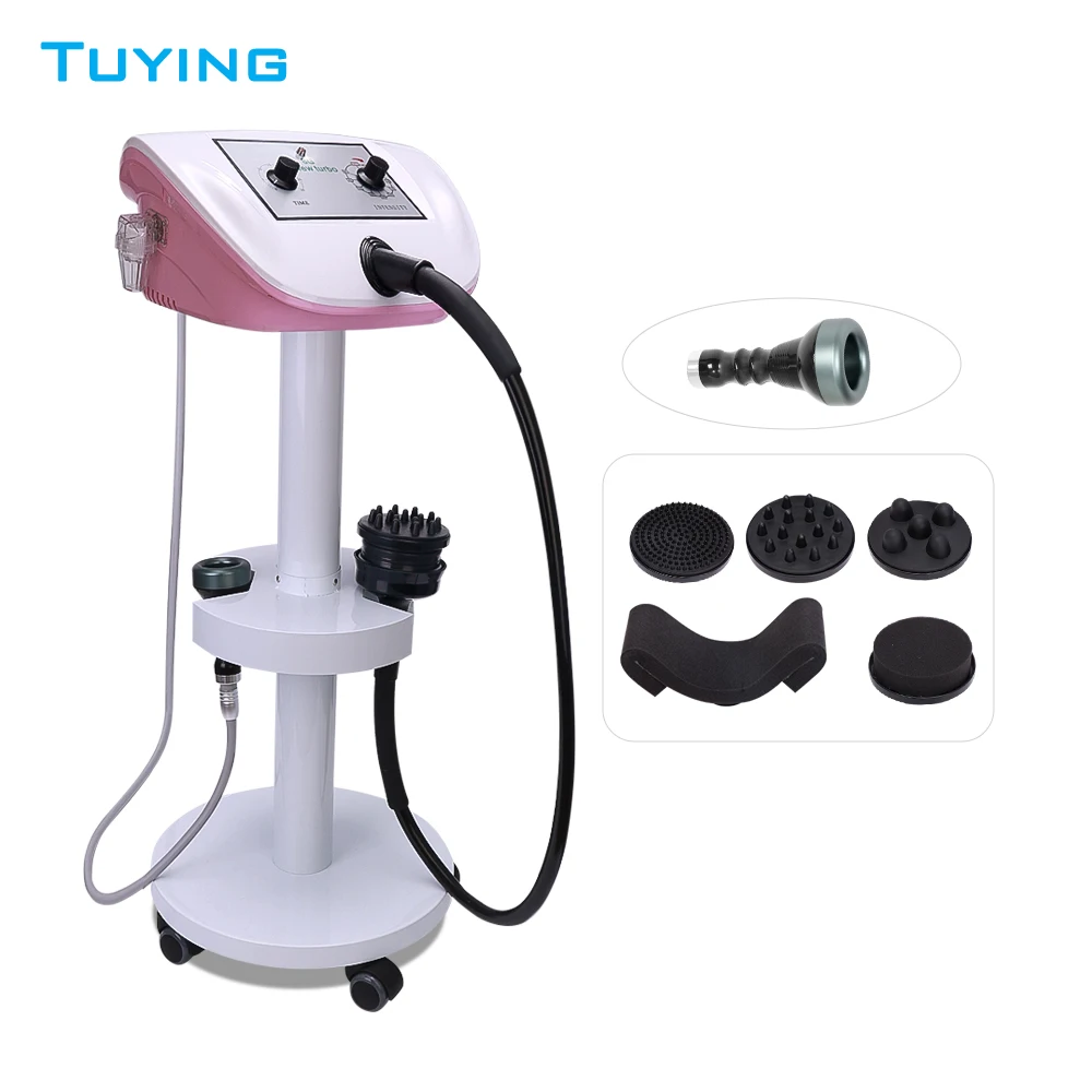 2024 2 in 1 pink G8 Vibration body Massage Vacuum Heating Slimming Machine with stand