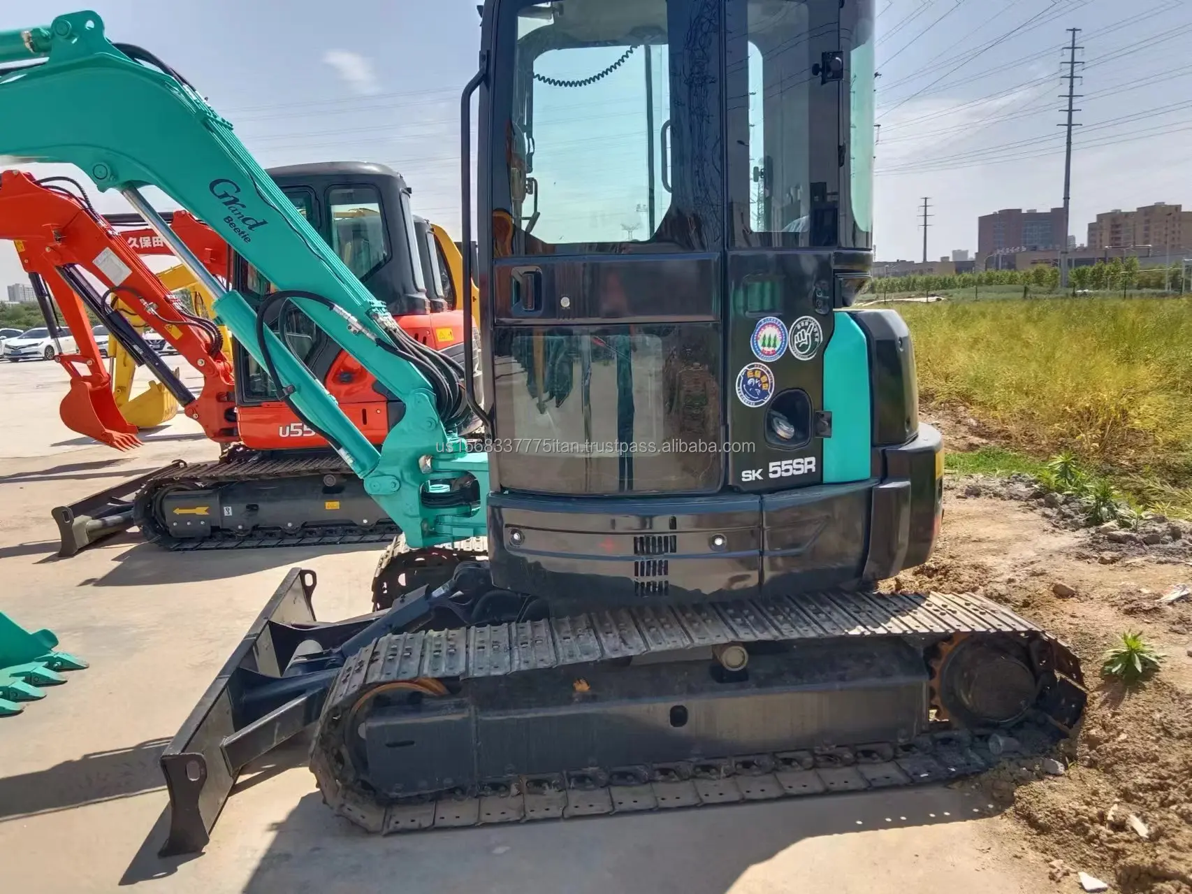 Экскаватор Kobelco SK55SR лидер продаж хорошая производительность низкая цена Китай гидравлическая строительная машина
